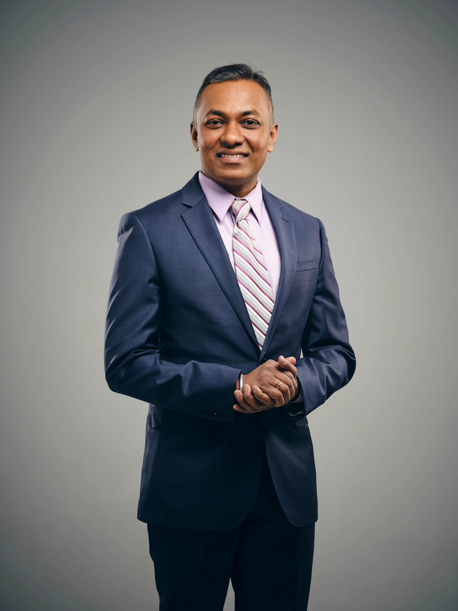 Professional portrait of cross-border operations specialist